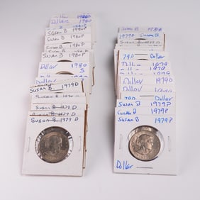 41pc 1979-1980 Susan B. Anthony One Dollar Coin Collection