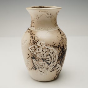 Tom Vail Navajo Horsehair Art Pottery Vase