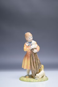 Royal Doulton Age of Innocence Puppy Love HN3371 Figurine