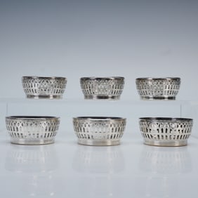 6pc Webster Co. Sterling Silver Open Salt Cellars