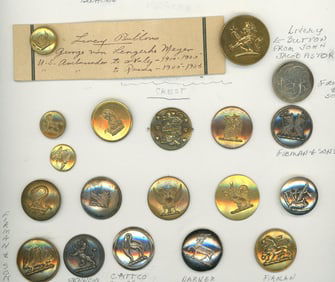 A small card of division one Livery buttons