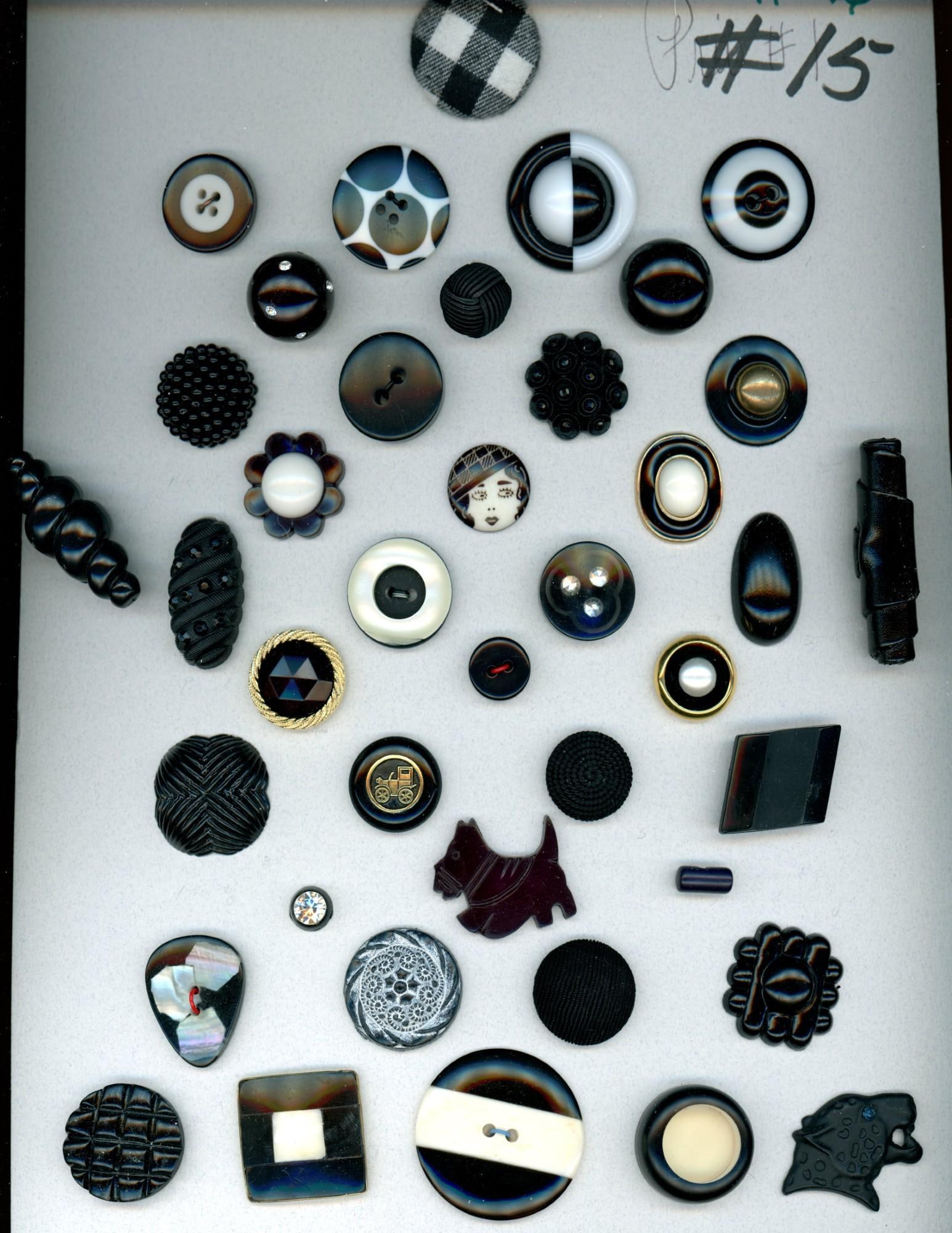 A card of division 1 & 3 black related buttons (1 of 4)