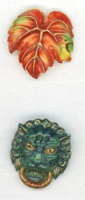 A small card of buttons from Japan