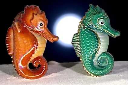 A pair of division three Japanese Arita buttons