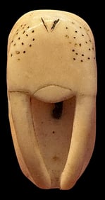 A division one Inuit realistic animal button