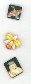 A small card of buttons from Japan