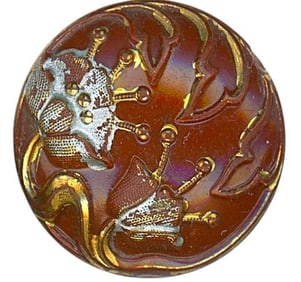 A small card of division one glass buttons