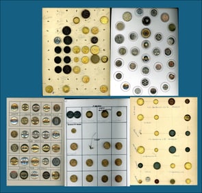 A box lot of several cards of assorted buttons