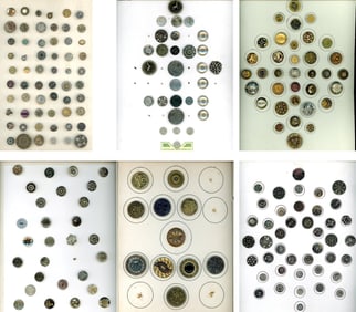 A box lot of several cards of assorted buttons