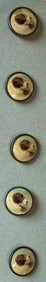 A small card of division one DOG buttons