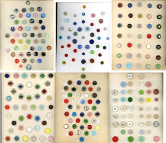 A box lot of several cards of assorted buttons