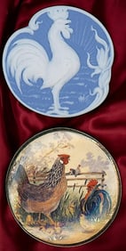 A small card of division three studio artist buttons