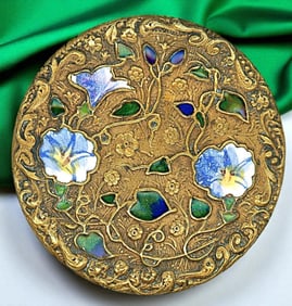 A division one pictorial enamel button