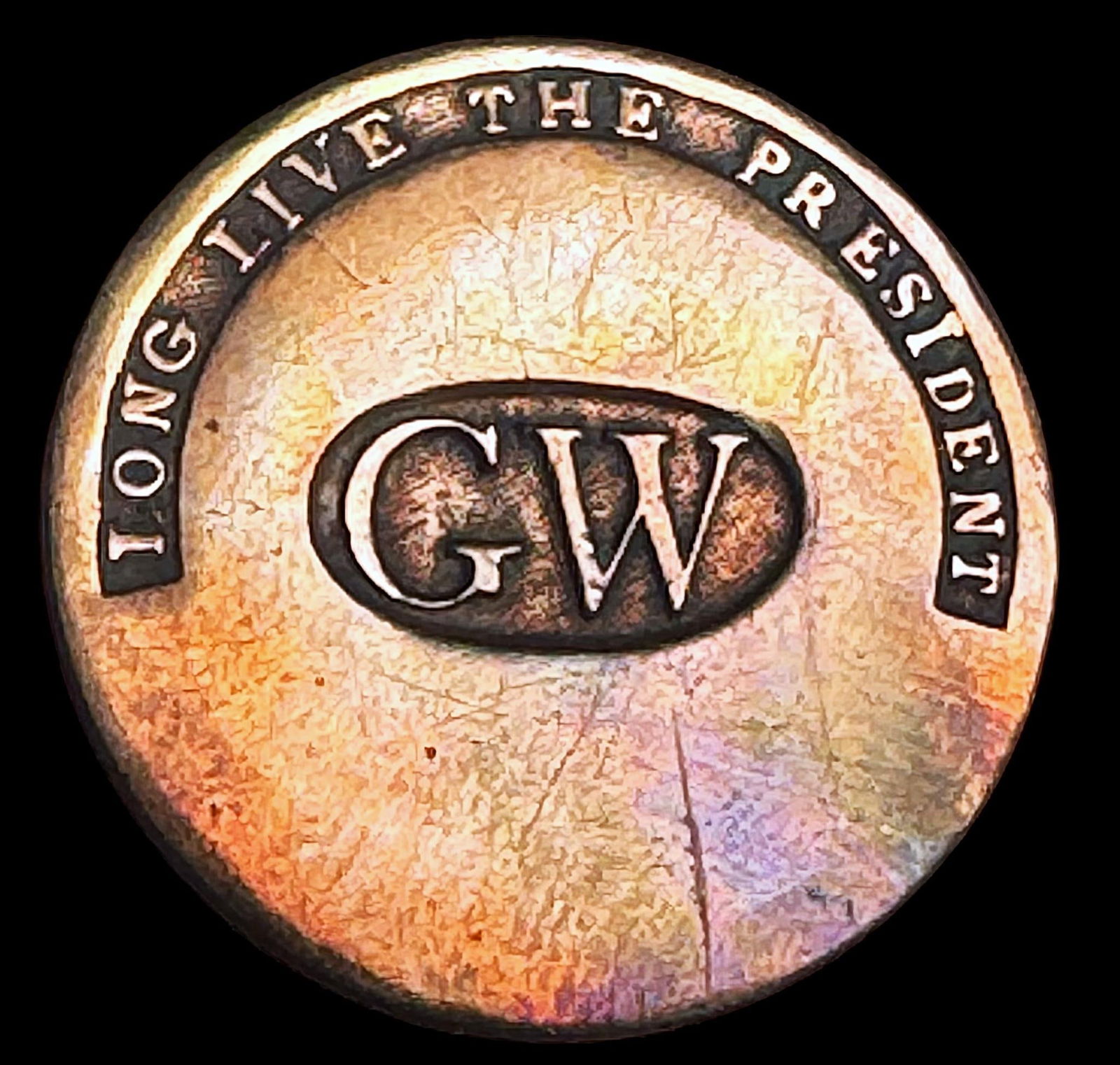 A RARE George Washington Inaugural Button (1 of 3)