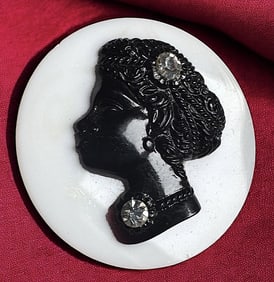 A division one glass identifiable women button