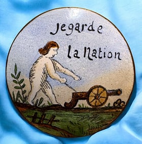 A division one French Revolution pictorial button