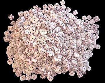 A large bag lot of division one china buttons