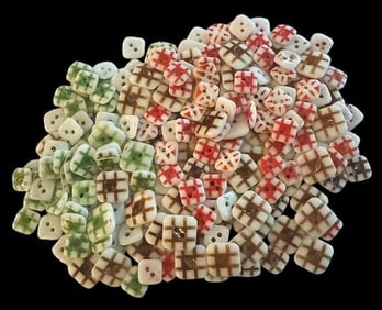 A large bag lot of division one china buttons
