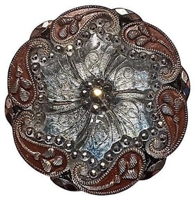 A division one lacy glass button