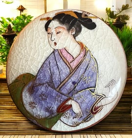 A division three Japanese Satsuma Button