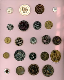 A card of division one and three animal life buttons