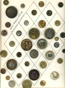 A card of division one Architectural buttons