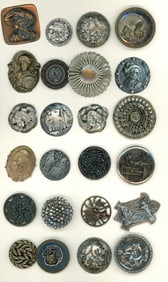 A card of division 1 & 3 picture & pattern buttons