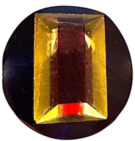 A division one cobalt glass button