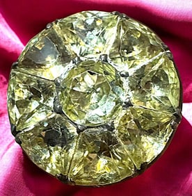 A division one all over crystal glass style button