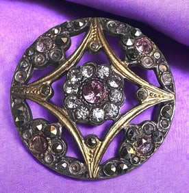 A division one "Glitzy" button