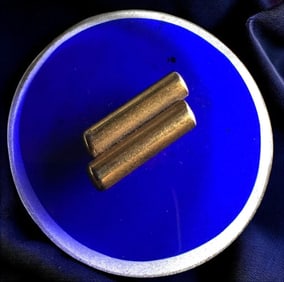 A RARE size division one glass button