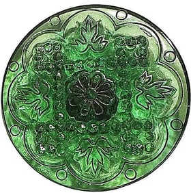 A division one lacy glass button