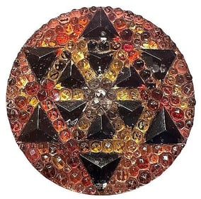 A division one lacy glass button