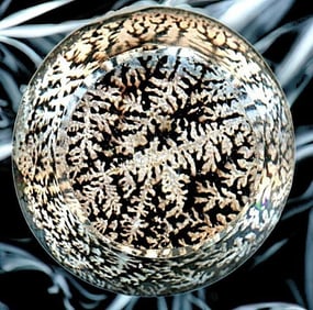 A division one Kaleidoscope glass button