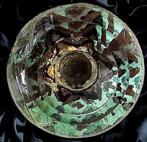 A division one Kaleidoscope glass button