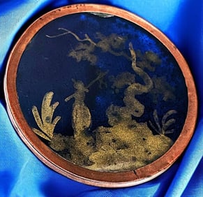 A division one under glass pictorial button