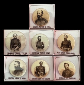 A selection of division three reproduction buttons