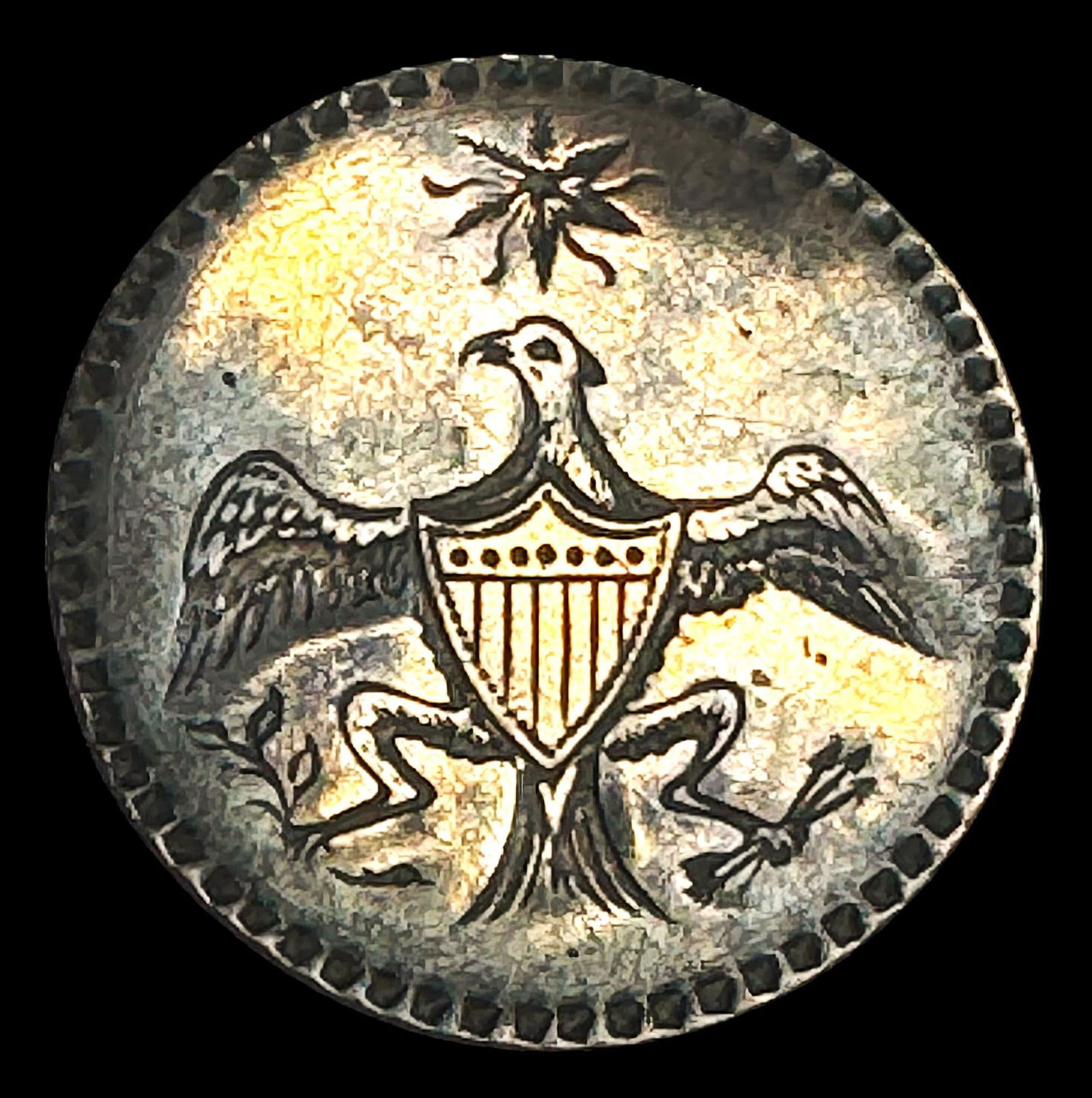 A RARE George Washington Inaugural Button (1 of 4)
