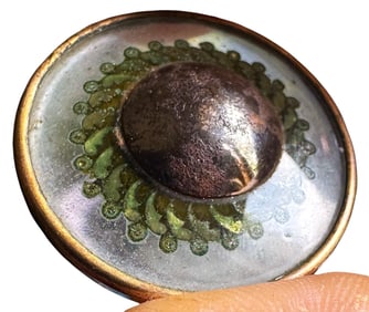 A very RARE division one under glass button