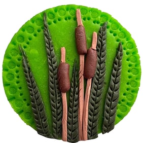 A division three studio artist pictorial button