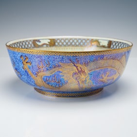 Wedgwood Fairyland Lustre Bowl, Celestial Dragon