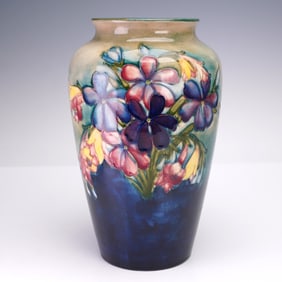 Moorcroft Pottery Vase, Spring Flowers