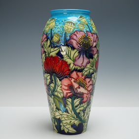 Moorcroft Pottery Scarlet Cloud Limited Edition Vase
