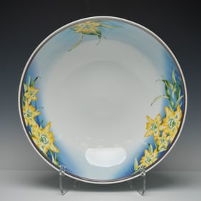 Rosenthal Versace Porcelain Large Bowl Jungle Animalier Orchid