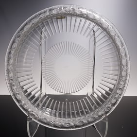 Lalique France Crystal Marguerites Bowl