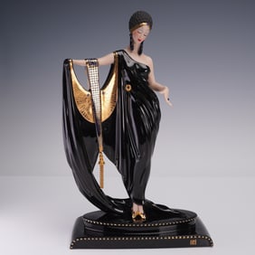 Limited Edition The Franklin Mint House of Erte Figurine, Glamour
