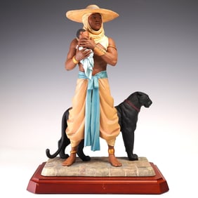 Thomas Blackshear Ebony Visions The Protector Limited Edition Figurine