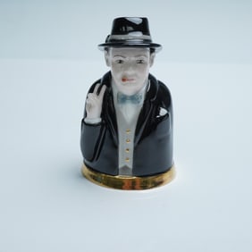 Royal Worcester Porcelain Candle Snuffer, Winston Churchill