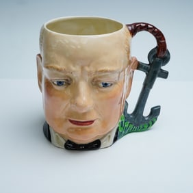 Fieldings Musical Character Jug, Winston Churchill
