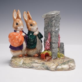Beatrix Potter Prototype Colorway Figurine, Hiding From the Cat